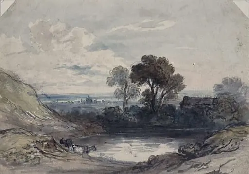 London from Hampstead Heath, by James Robertson