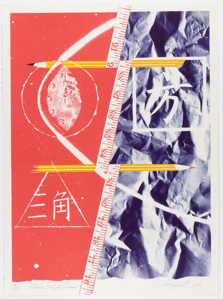 Untitled, by James Rosenquist, ink, 1973