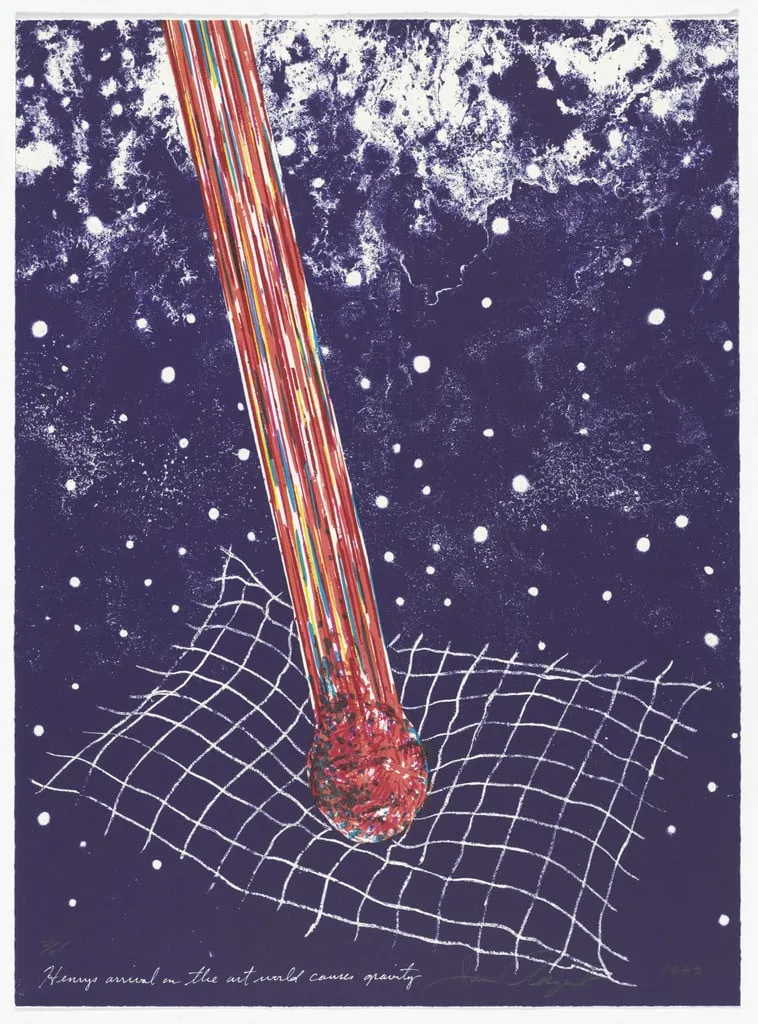 Untitled, by James Rosenquist, ink, 1997