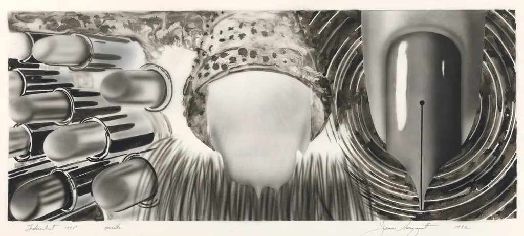 Untitled, by James Rosenquist, graphite, 1982
