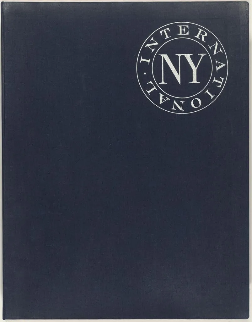 Untitled, by James Rosenquist, Ad Reinhardt, Allen Jones, Charles Hinman, John Goodyear, Öyvind Fahlström, Mary Bauermeister, Robert Motherwell, Arman, Various Artists Saul Steinberg, ink, 1966