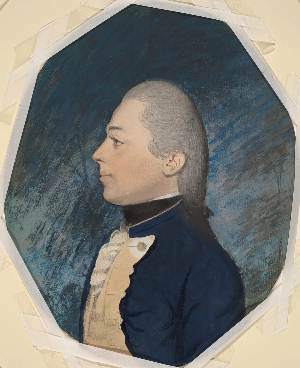Thomas Peyton, by James Sharples, gouache, 1779