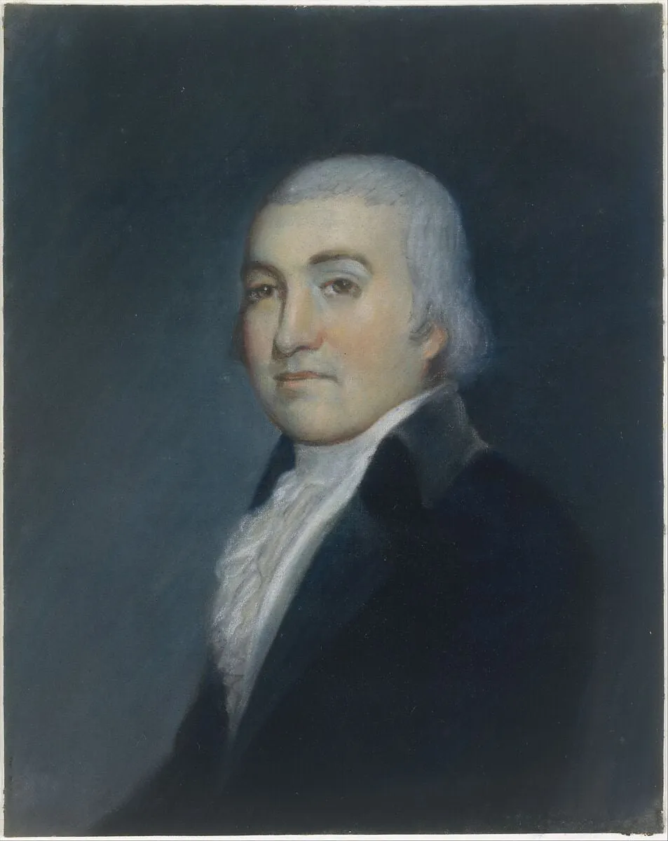 Noah Webster, by James Sharples|Ellen Wallace Sharples, pastel, 1751