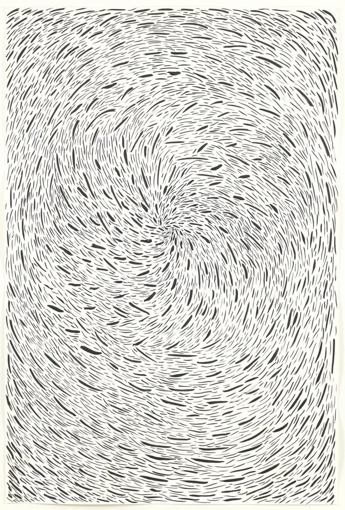 Untitled, by James Siena, ink, 1996