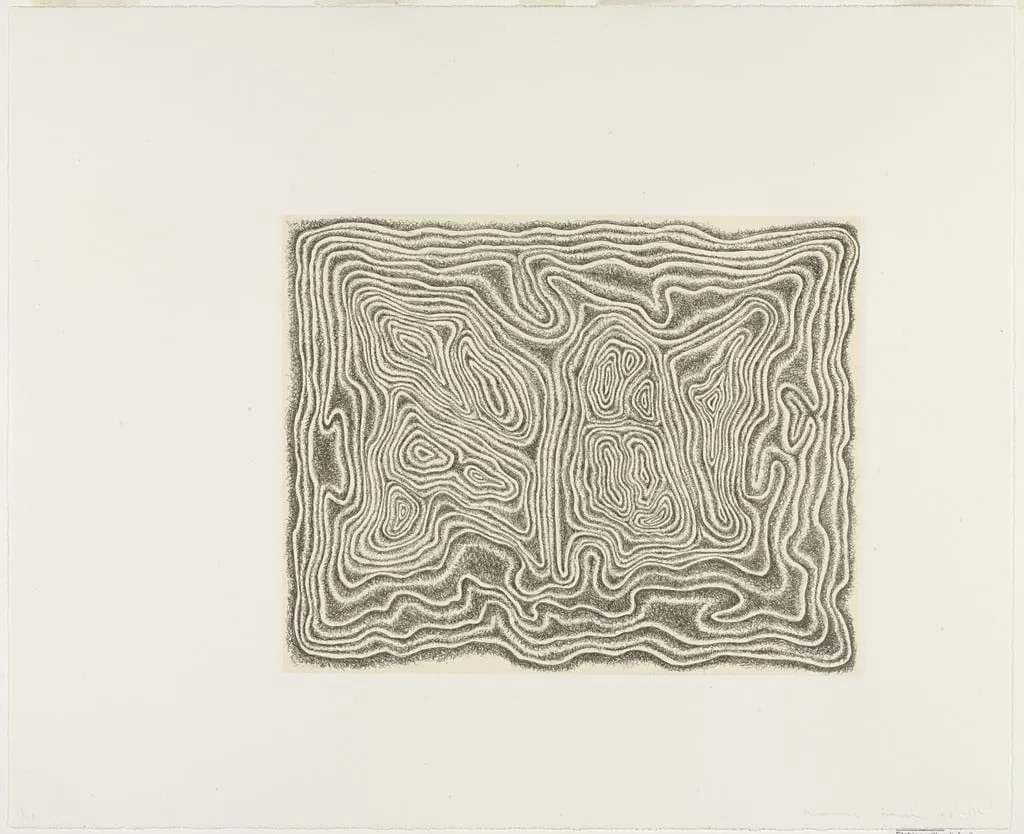 Untitled, by James Siena, ink, 2007