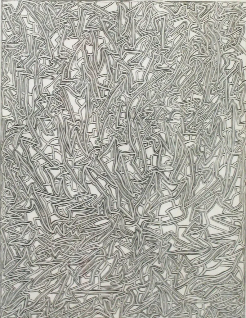 Untitled, by James Siena, graphite, 2003