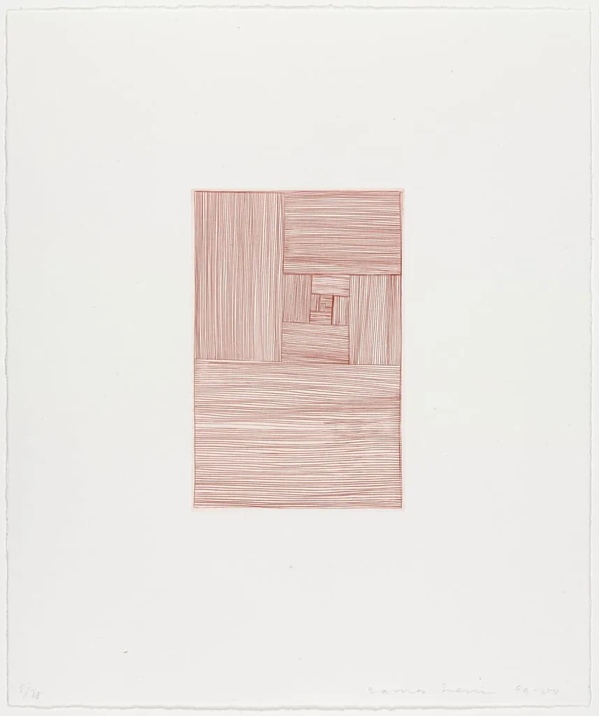 Untitled, by James Siena, ink, 2000