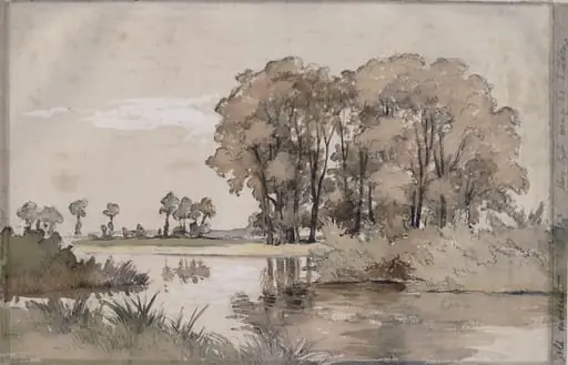 The Brocas Clump, Eton, by James Stark