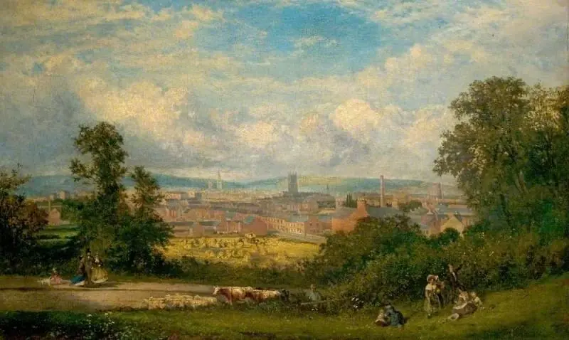 Derby from Burton Road, by James Stephen Gresley