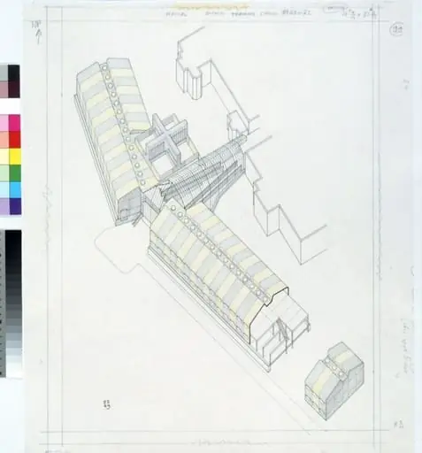 Design for the Olivetti Training School, Haslemere, by James Stirling