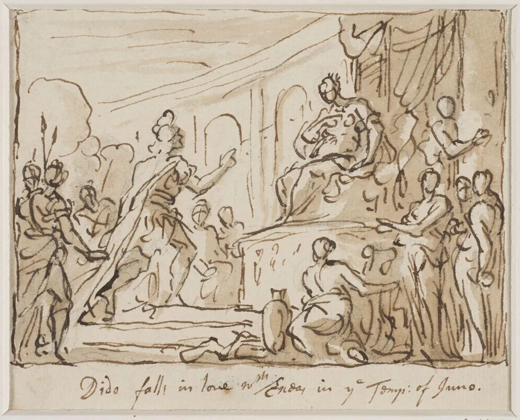 Aeneas before Dido in the Temple of Juno, by James Thornhill