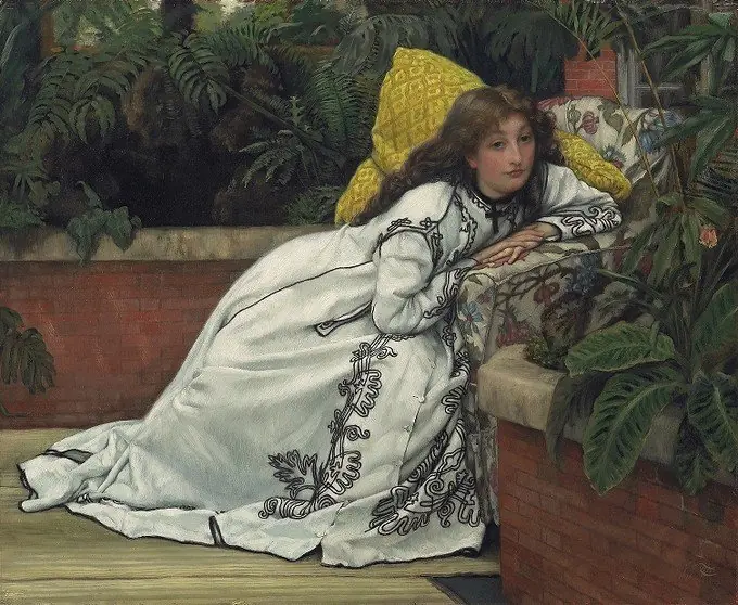 La convalescente, by James Tissot