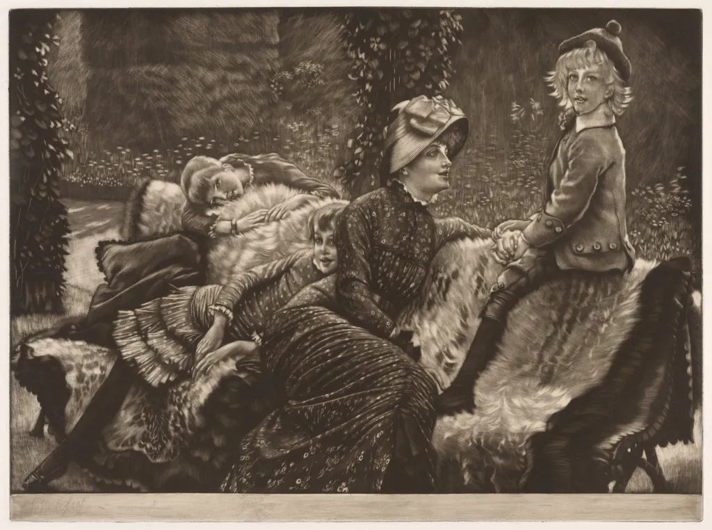 The Garden Bench, by James Tissot, 1883