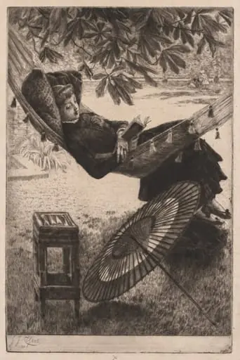 The Hammock, by James Tissot
