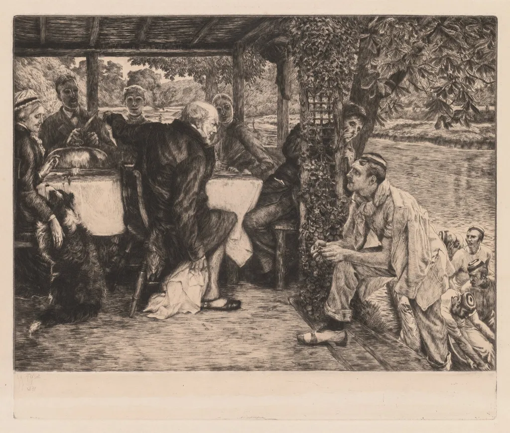 The Prodigal Son: The Fatted Calf (L’enfant prodigue: le veau gras), by James Tissot, 1881