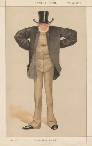 Vanity Fair: Statesman, No. 128 "Newcastle-on-Tyne", by James Tissot