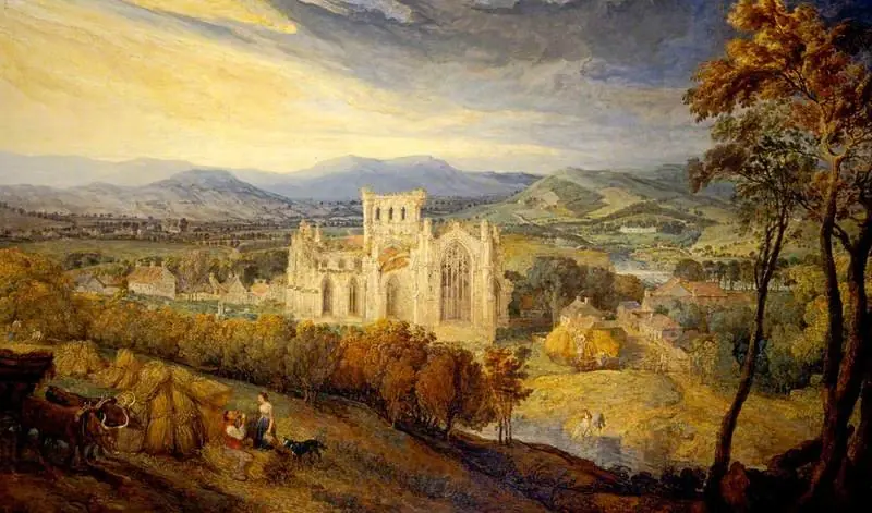Melrose Abbey, by James Ward