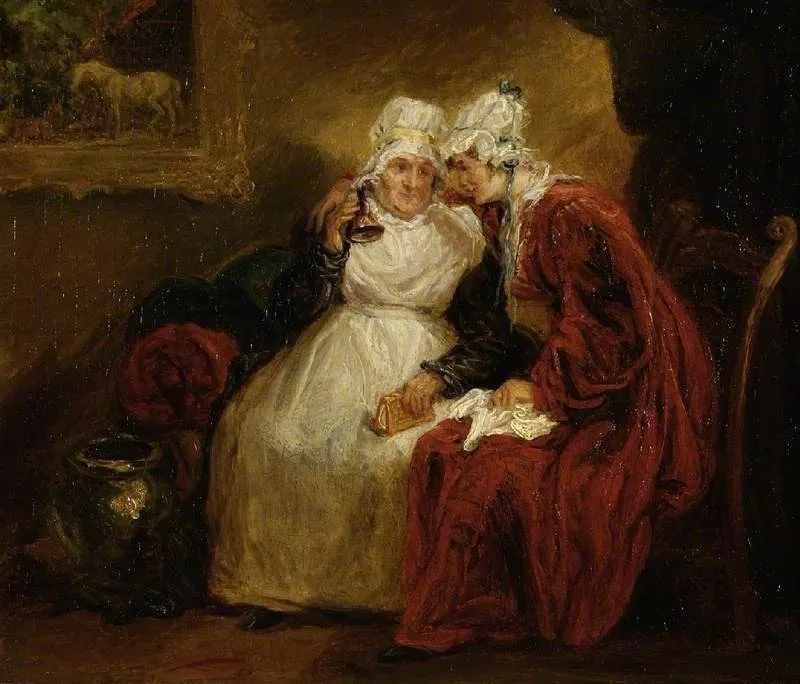 Sketch for 'The Family Compact', by James Ward, oil, 1834