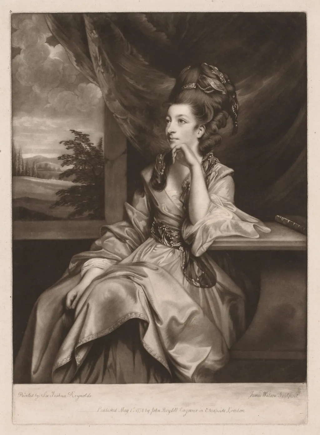 Catherine Bunbury, by James Watson, 1778