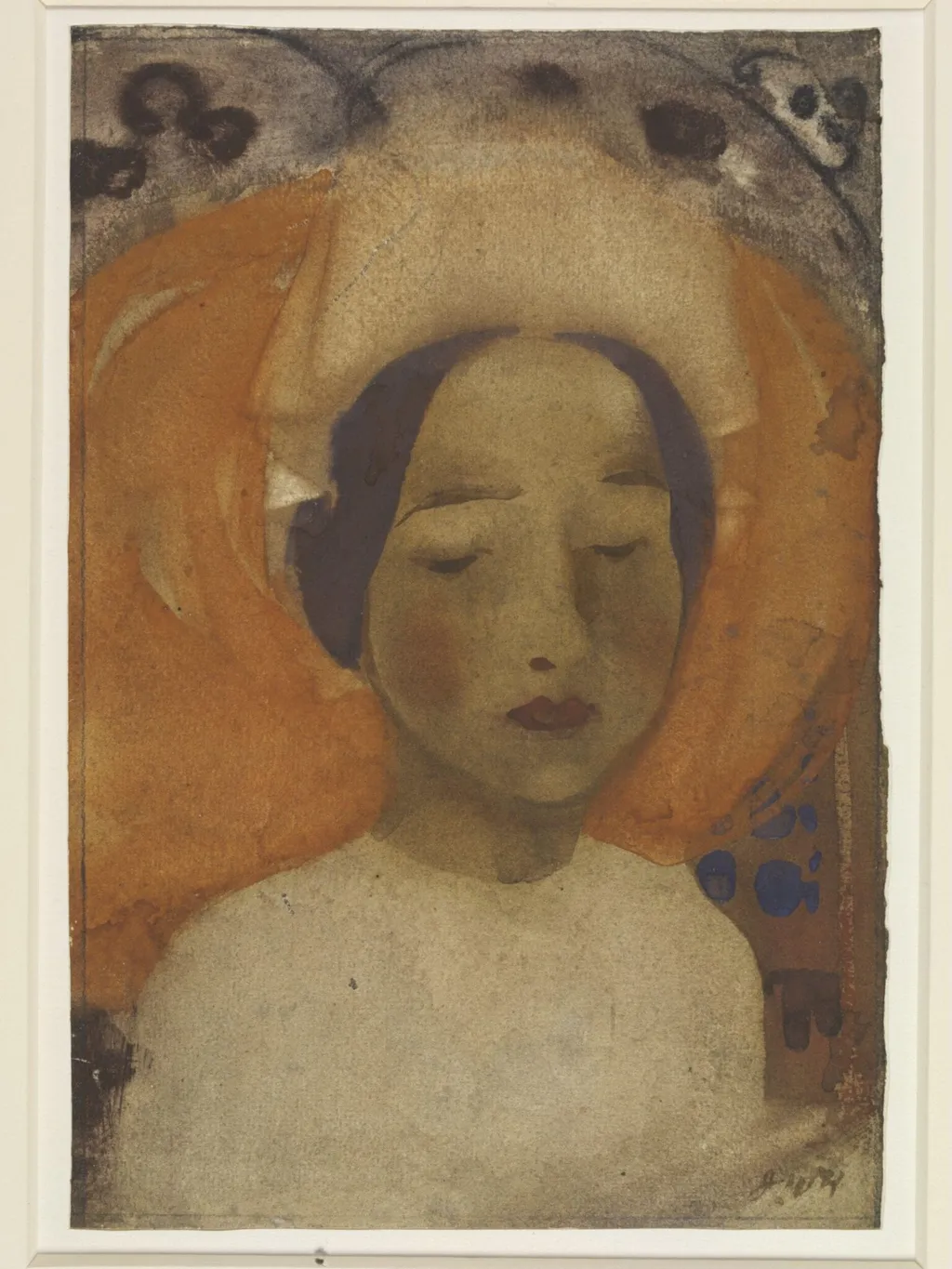 The Saint, by James Watterson Herald, watercolor, 1880