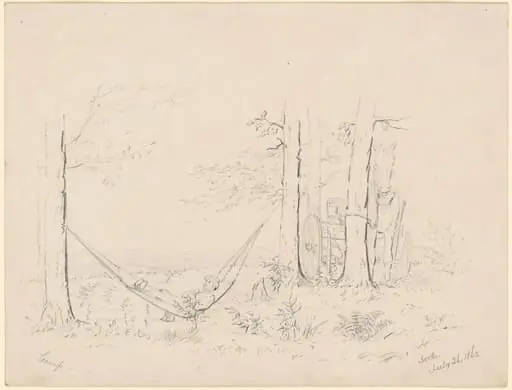 Camp, by James Wells Champney