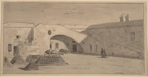 Fort Marion, Florida, by James Wells Champney