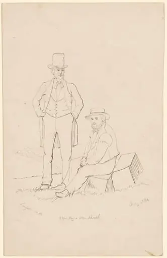 Mr. Way and Mr. Booth, by James Wells Champney
