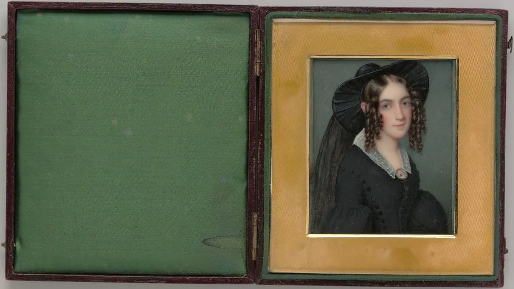 Mary Kellogg, by James Whitehorne, watercolor, 1838