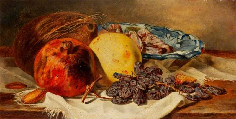 Fruit, by James William Walker, oil, 1874