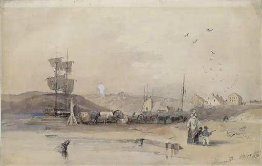 Alnmouth, Northumberland, by James Wilson Carmichael