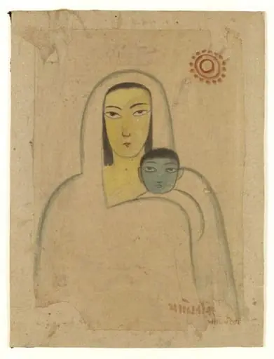 Yashoda and Krishna