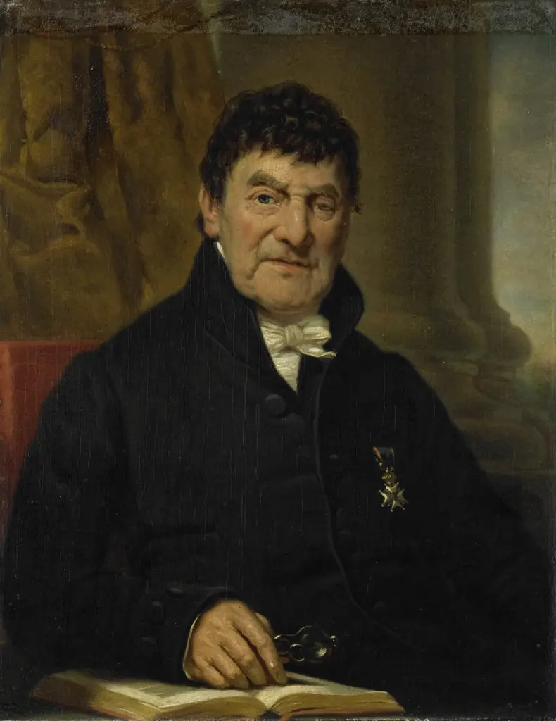 Portrait of Dr. Cornelis Hendrik à Roy, Physician and Biographer, by Jan Adam Kruseman