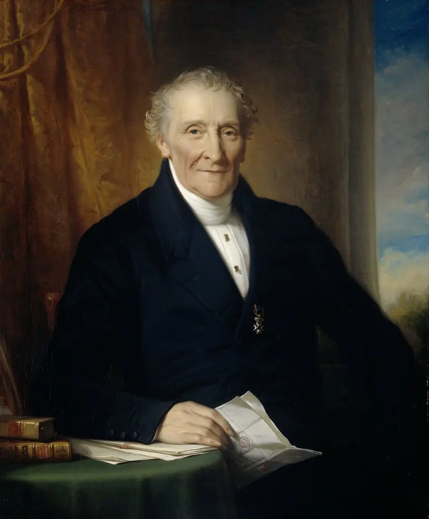 Portrait of Rodolphe le Chevalier, Merchant in Amsterdam and one of three Founders of the Holland Iron Railroad Company, by Jan Adam Kruseman