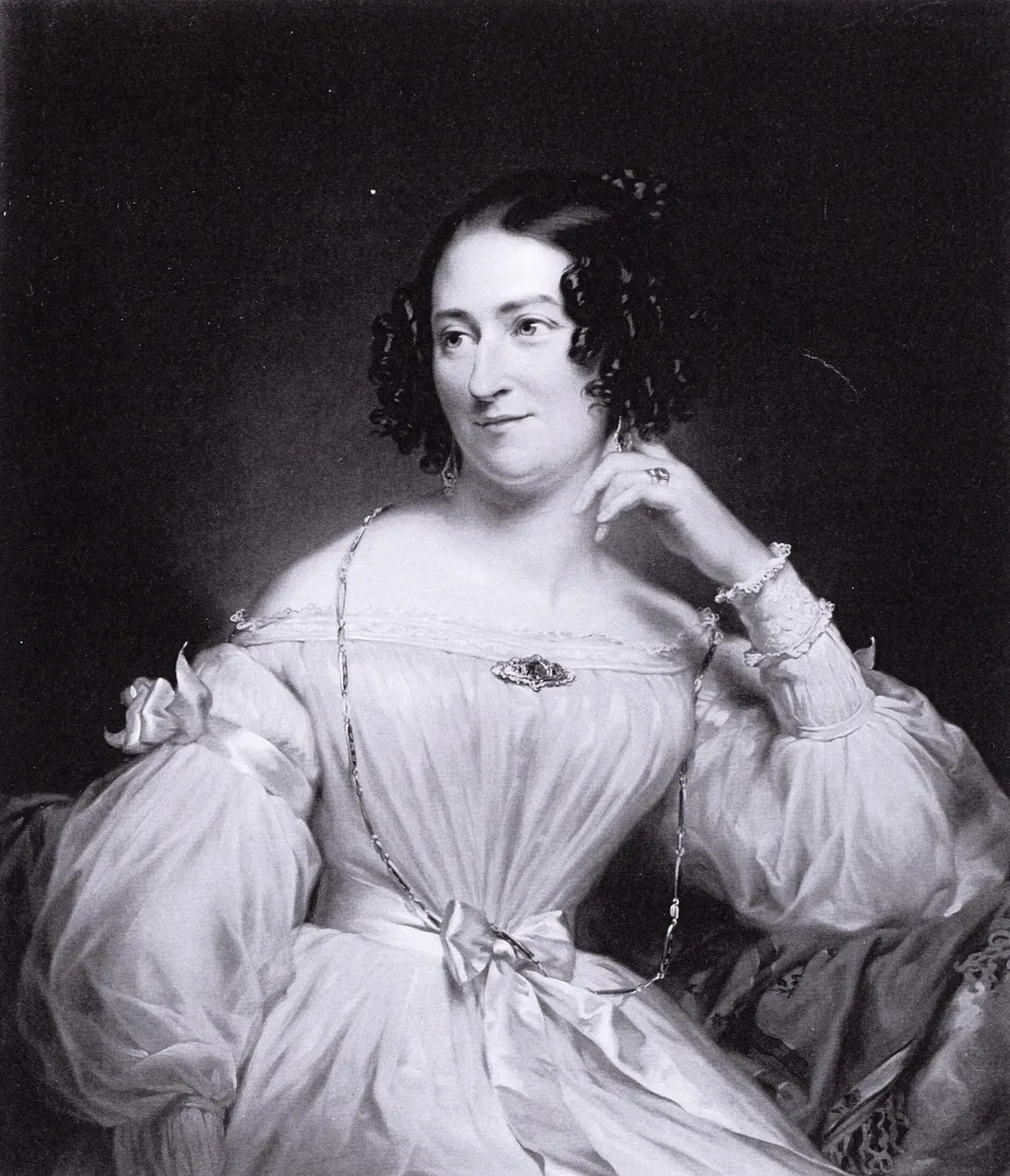 Portret van Abrahamina Henriëtte Wurfbain (1808-1883), echtgenote van Jacob de Vos Jz, by Jan Adam Kruseman, oil, 1837