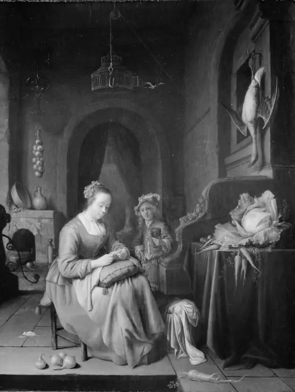 Domestic Scene, by Jan Adriaensz. van Staveren