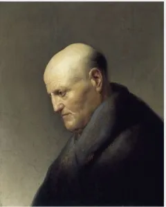 Head of an Old Man, by Jan Andrea Lievens, oil, 1629