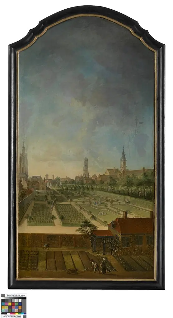 De tuin van de familie Willaeys-Vleys in Groeninge, Brugge