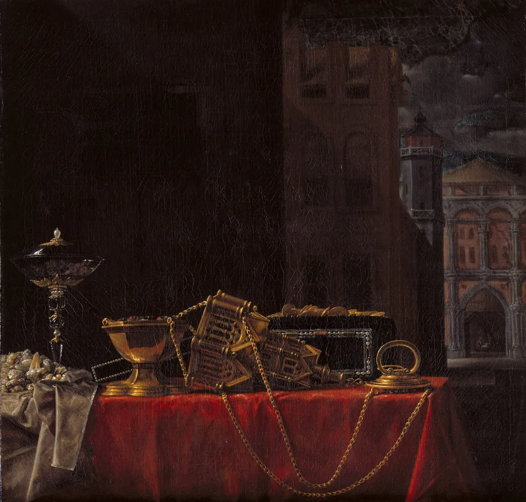 The Gifts of the Three Magi, by Jan Anton van der Baren, oil, 1657
