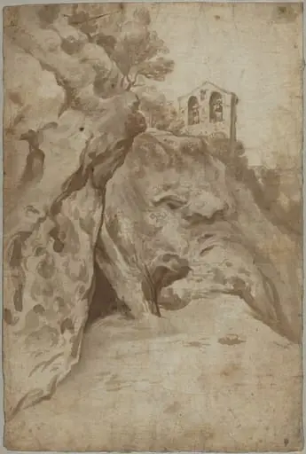 Church Tower on a Hill, by Jan Asselijn