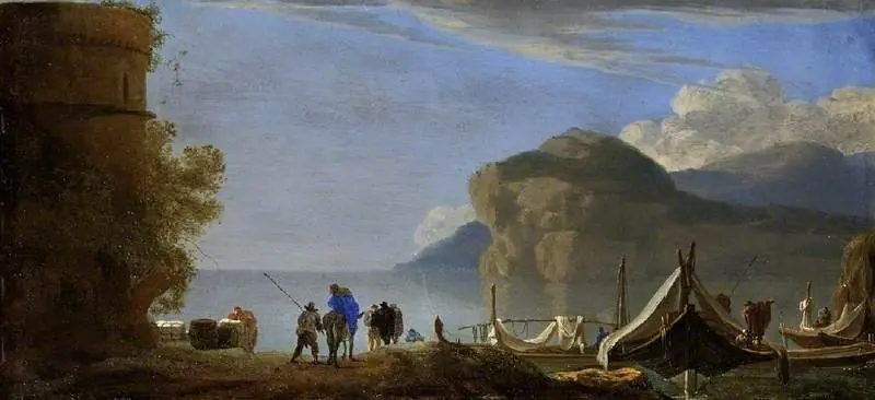 Italian coast scene, by Jan Asselijn