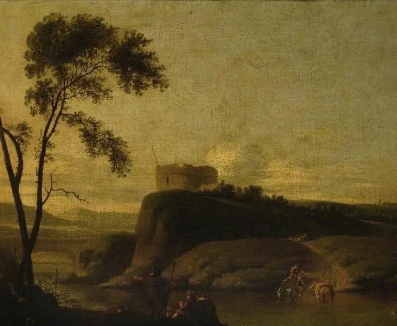 Italian landscape, by Jan Asselijn