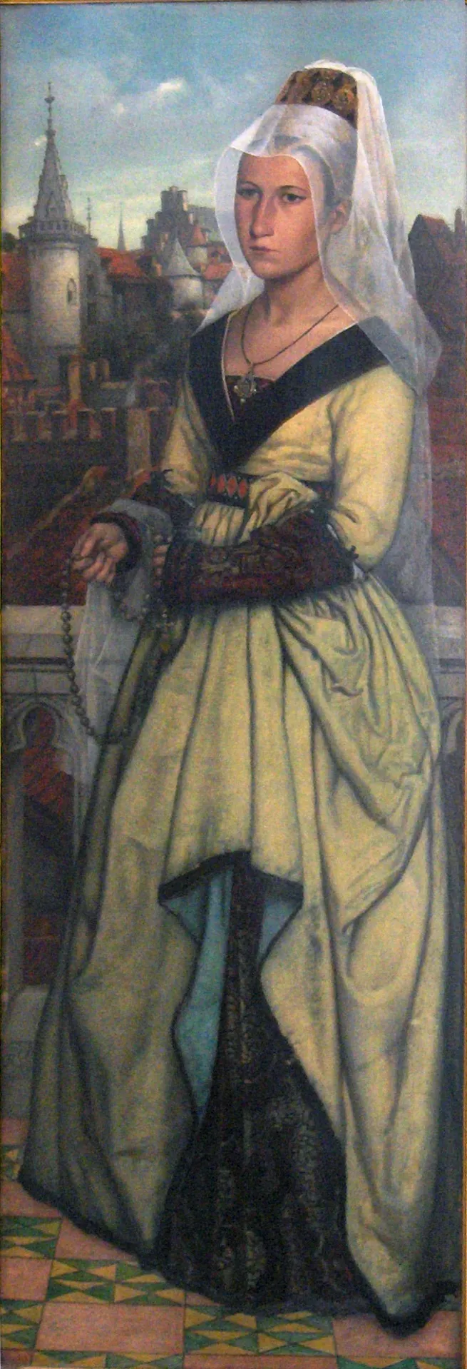 Maria van Bourgondië, by Jan August Hendrik Leys, oil, 1863