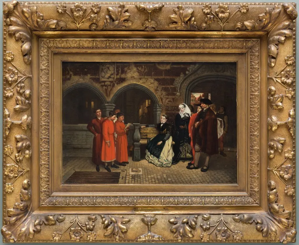 Martin Luther Singing in the Streets of Eisenach, by Jan August Hendrik Leys