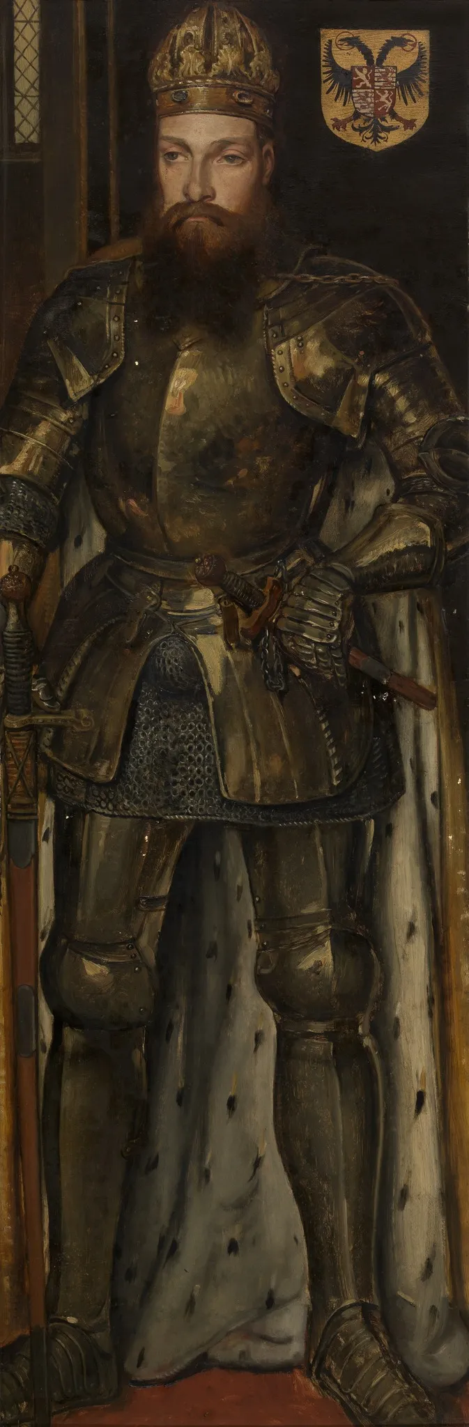 Sigismund, Holy Roman Emperor, 1415, by Jan August Hendrik Leys, oil, 1860