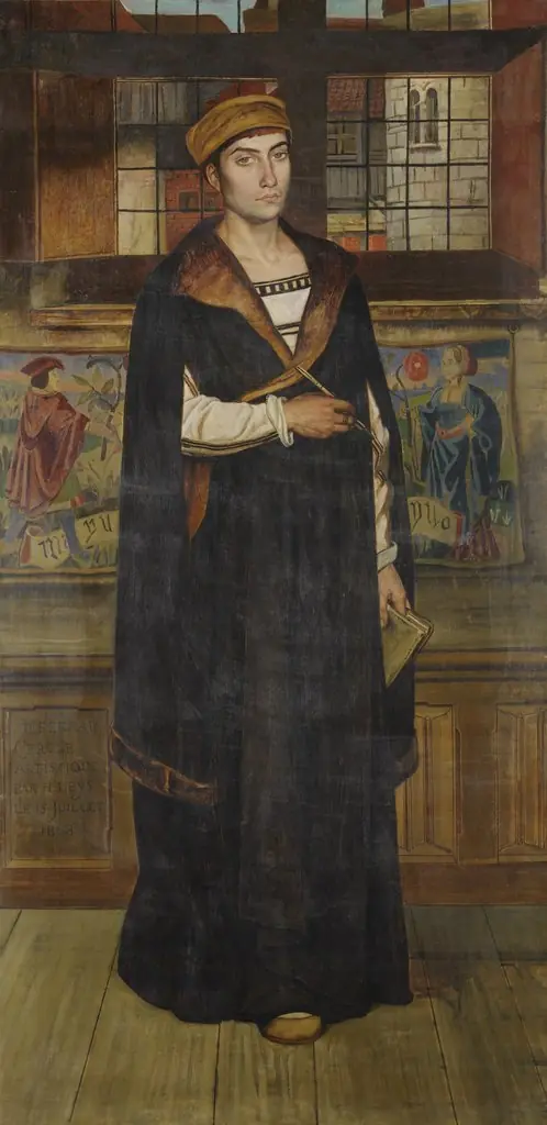 The Painter Quinten Massijs, by Jan August Hendrik Leys