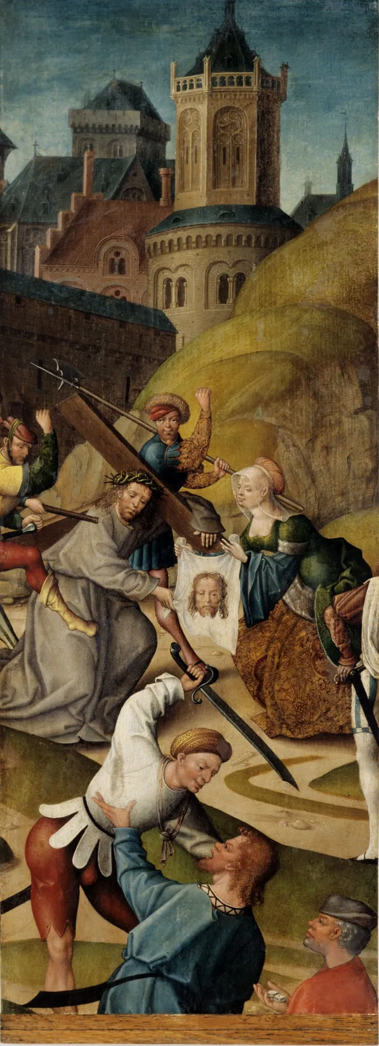 Altarflügel Kreuztragung Christi, by Jan Baegert, 1510