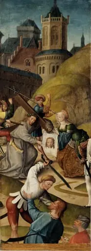 Altarflügel Kreuztragung Christi, by Jan Baegert
