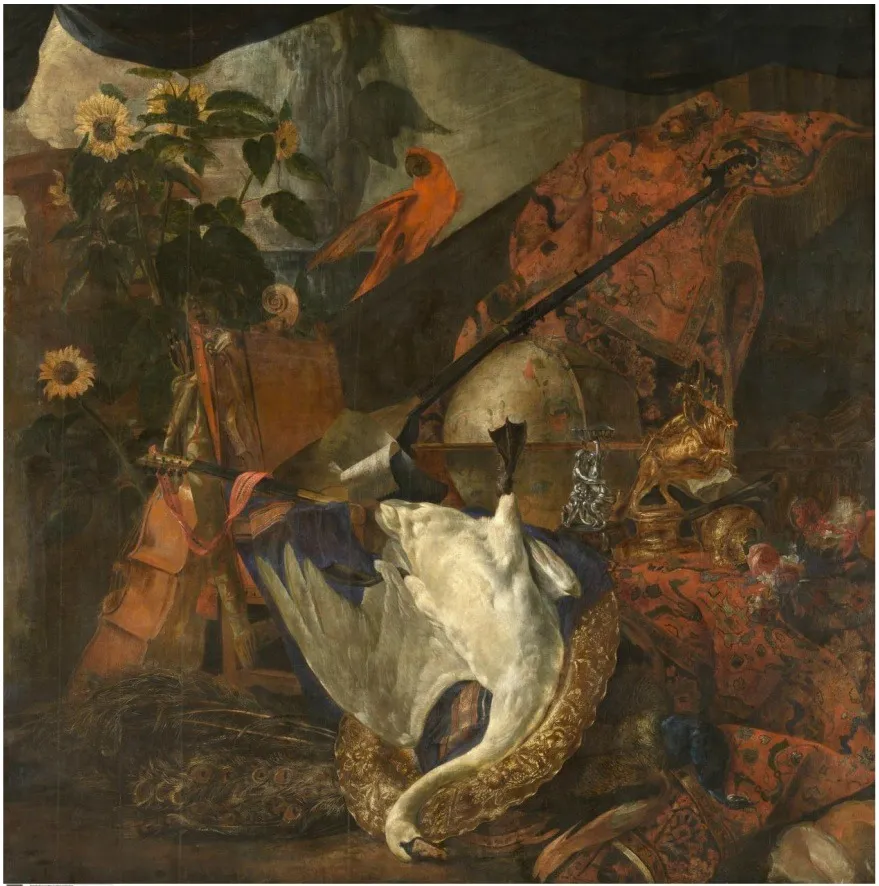 Vanitas, by Jan Baptist Boel the Younger, oil, 1644