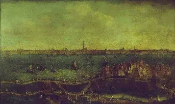 View of Antwerp, by Jan Baptist Bonnecroy