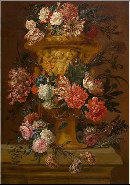 Flower Piece, by Jan Baptist Bosschaert, oil
